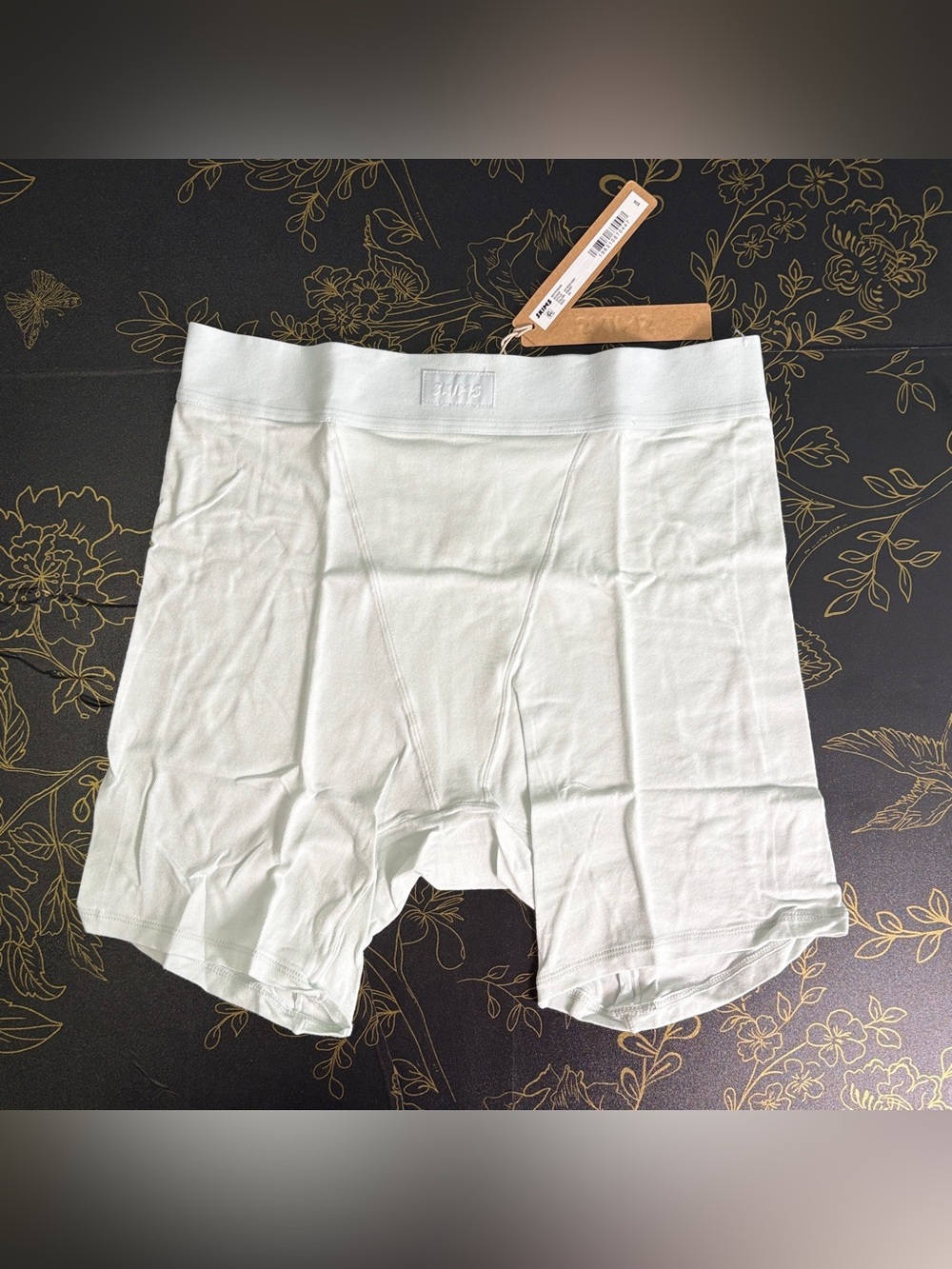 🤍 ☃️ SKIMS Boyfriend Boxer | Frost | XS | NWT ☁️ - Picture 2 of 4